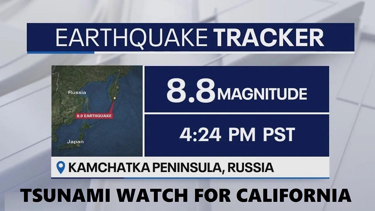 8.8 Magnitude Mega Quake Triggers Tsunami Watch For California - Dangerous Heat Continues