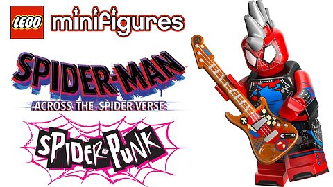 Lego Minifigures Spider-Verse Series Spider-Punk Review