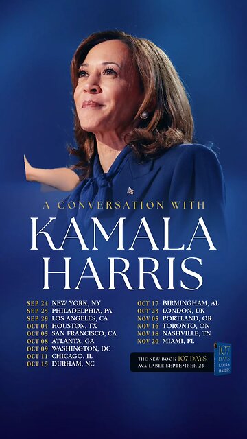 Kamala Harris is Going on a Cringe Book Tour NO ONE Asked For