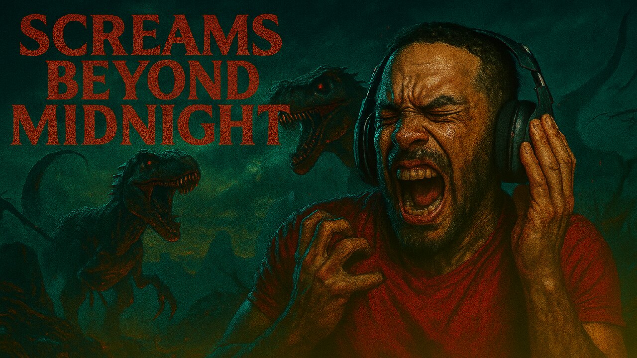 Trying out Scary Dinosaur games | Screams Beyond Midnight | ARE YOU SCARED!? | Grab a snack!