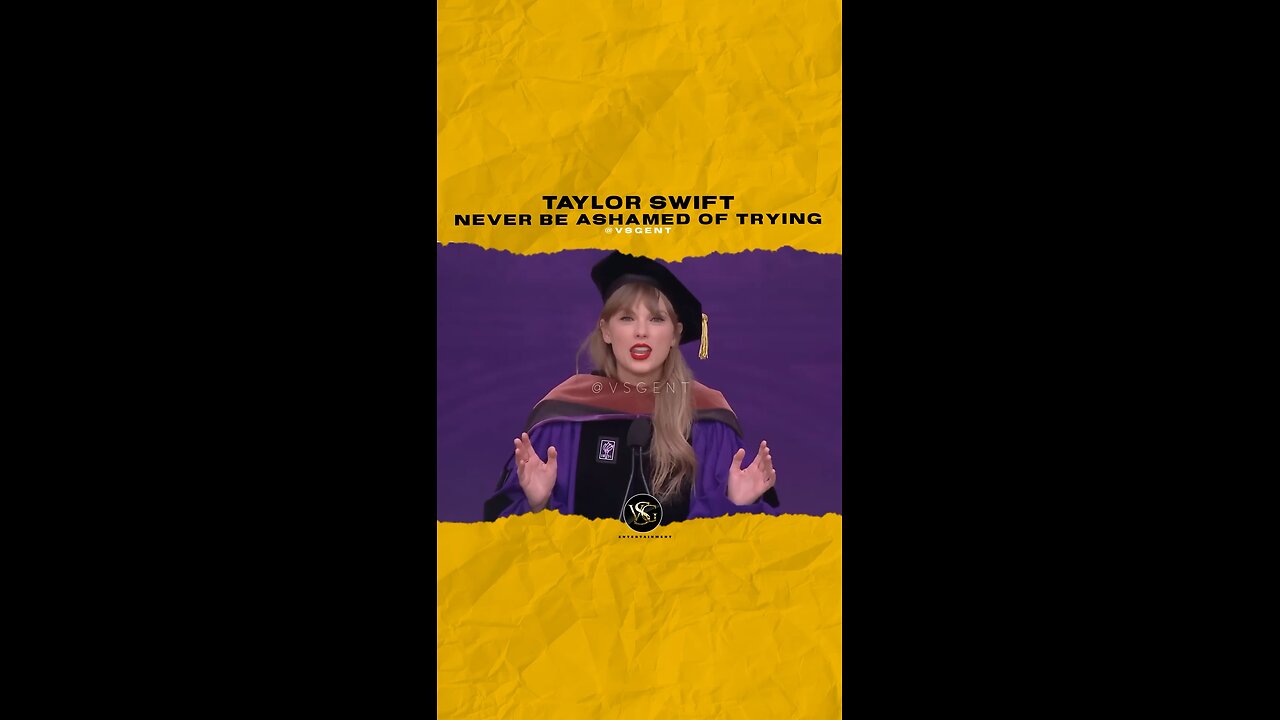 @taylorswift Never be ashamed of trying