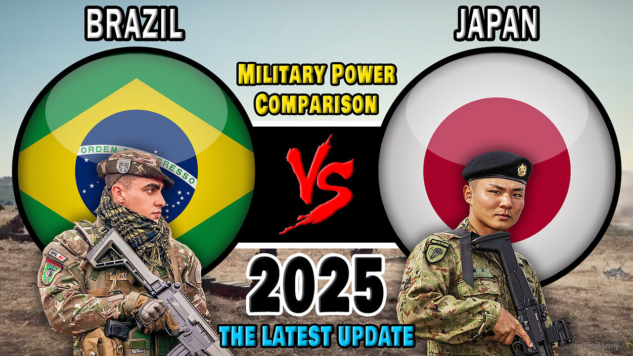Brazil vs Japan Military Power Comparison 2025 | Japan vs Brazil Military Power 2025