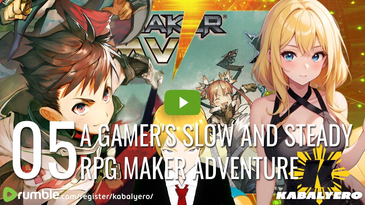 🔴 [05] A Gamer's Slow and Steady RPG Maker Adventure 🎮 Live via Rumble Studio