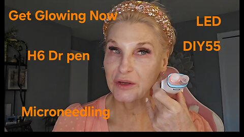 TIPS on microneedling LED Getglowingnowskincare.com DIY55