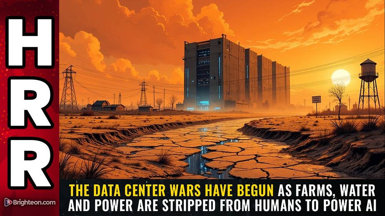 The DATA CENTER WARS have begun as farms, water and power are stripped from humans to power AI