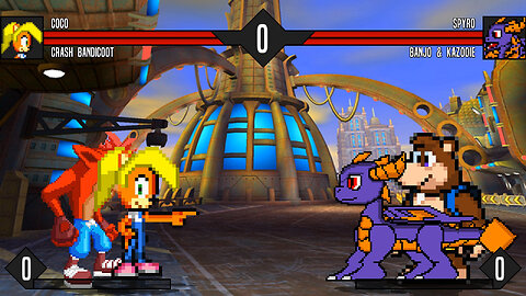 MUGEN - Coco & Crash Bandicoot vs. Spyro & Banjo & Kazooie - Download