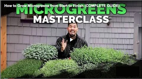 "Complete Guide to Growing Microgreens from Seed to Harvest"