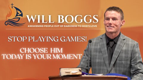 Choose Him. Today is your moment
