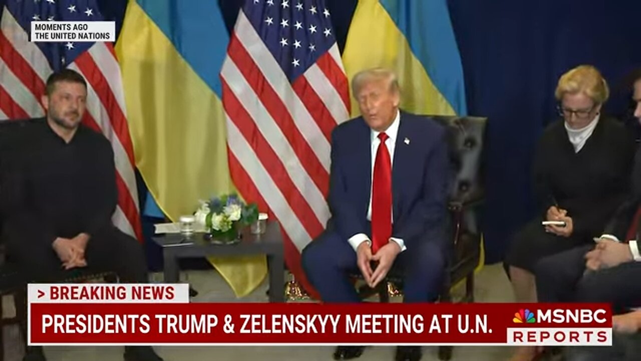BREAKING: Trump and Zelenskyy meet at U.N.