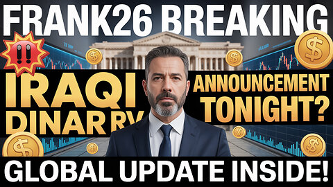 Frank26 Breaking 🚨 Iraqi Dinar RV Announcement Tonight Global Update Inside! 💥 Today's IQD News!