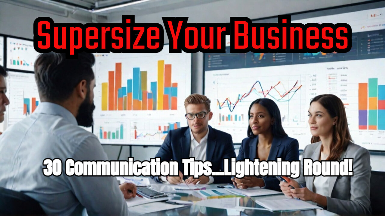 Lightening Round: 30 Communication Tips To Supersize Your Business!