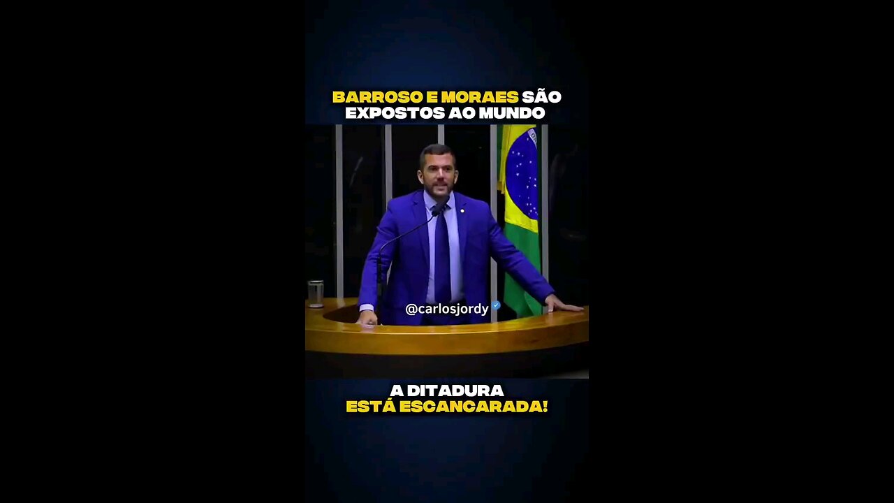 Parabéns Deputado Carlos Jordy! Uma Hora o Barco Vira...Que Deus Nos Proteja Dessas Injustiças.🇧🇷