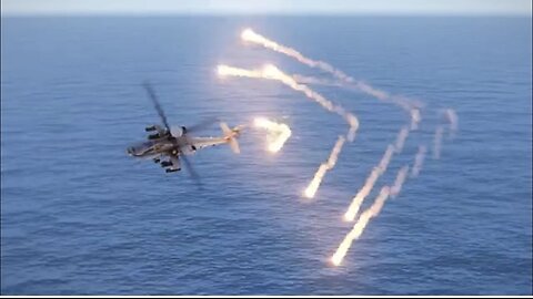 2 hours ago! Israeli aircraft carrier and warships destroyed by Iran's newest helicopters