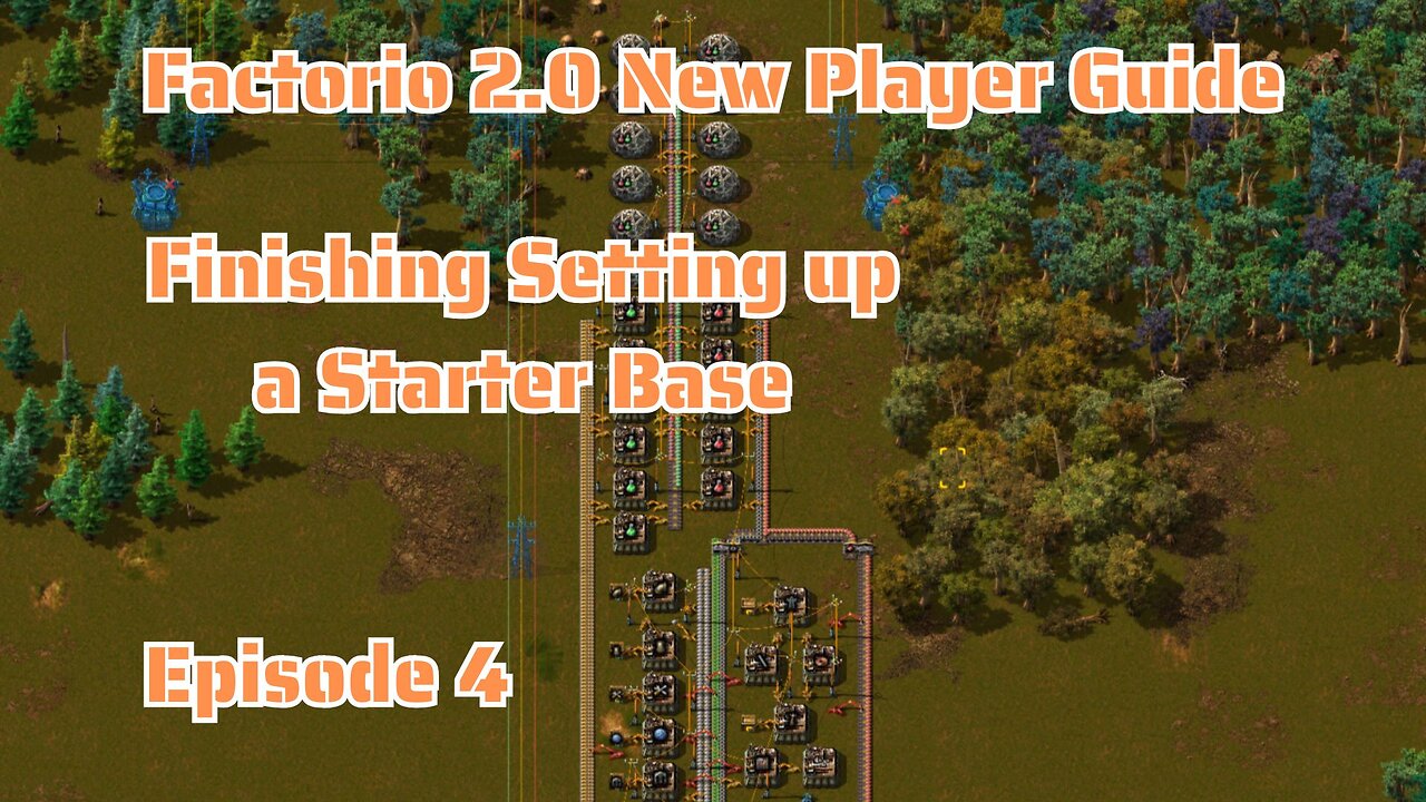 #4 Finishing Setting Up a Starter Base | Factorio 2.0 | New Player Guide | No DLC