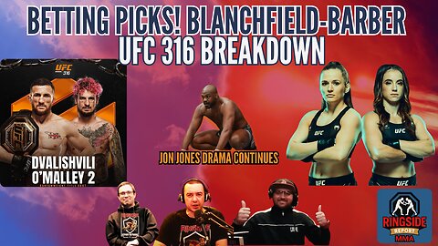 UFC Vegas Picks & UFC 316 Preview! O'Malley-Dvalishvili 2, Harrison Title Shot