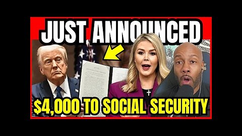 Trump & Johnson Just SAVED Social Security! $4,000 Boost + NO TAX on TIPS in One STUNNING Bill