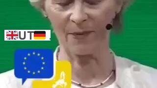 🇬🇧UT🇩🇪 Die nicht gewählte EU-Kommissionspräsidentin Ursula von der Leyen: