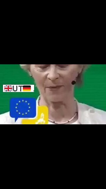 🇬🇧UT🇩🇪 Die nicht gewählte EU-Kommissionspräsidentin Ursula von der Leyen: