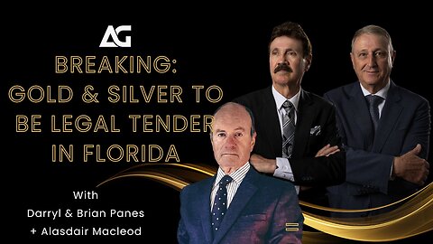 Breaking: Gold & Silver to be legal tender in Florida