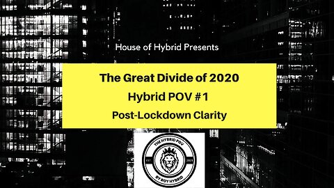 The Hybrid POV #1 | The Great Divide of 2020: Post-Lockdown Clarity | $RoyHybrid24