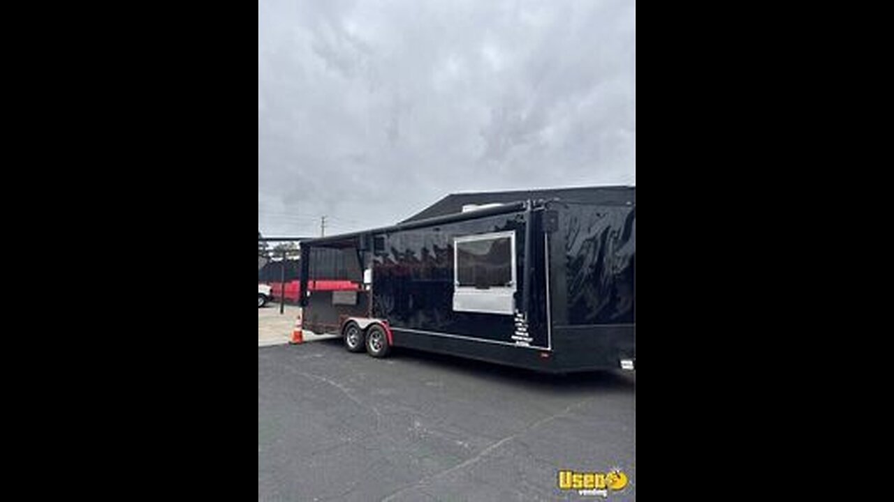 2020 - Barbecue Kitchen Food Concession Trailer with Porch for Sale in California!