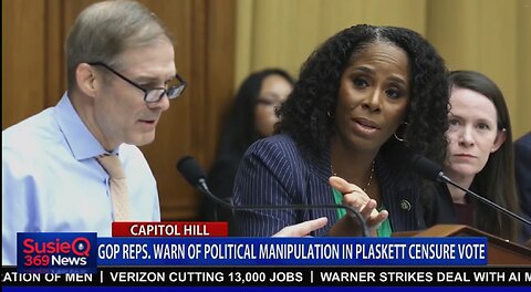 GOP REPS WARN OF POLITICAL MANIPULATION IN PLASKETT CENSURE VOTE