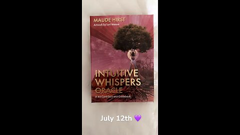 7/12/25 card: intuition