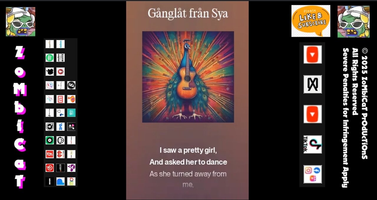 Gånglåt från Sya by the One Hit Wonders | Worldwide Premiere #Zombicatproductions