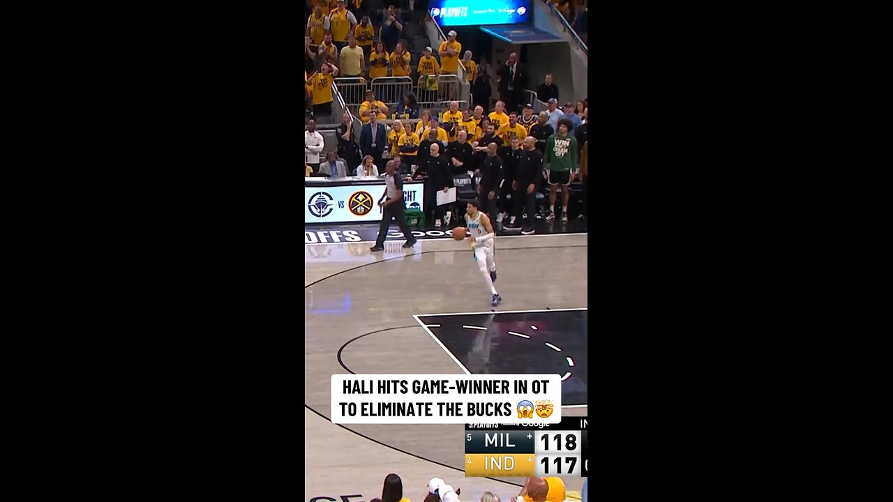 Tyrese Haliburton hits the game-winner in overtime! Pacers move on!