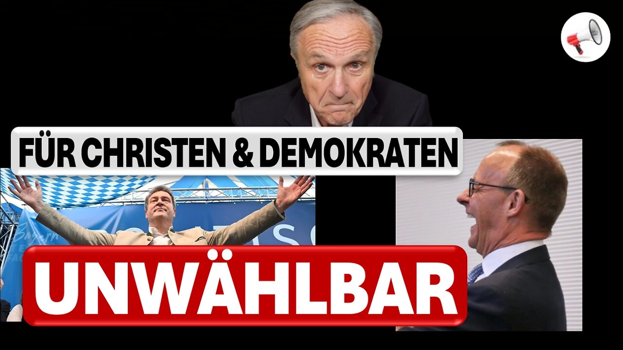 Unwählbar für alle Christen & Demokraten | Satire mit Dr. Josef Thoma