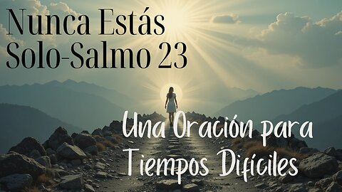 Nunca Estas Solo Una Oración para Tiempos Difíciles: Salmo 23