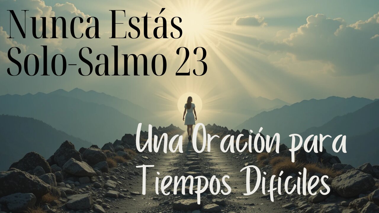 Nunca Estas Solo Una Oración para Tiempos Difíciles: Salmo 23