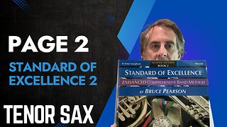Page 2 Standard Of Excellence for Tenor Saxophone Tutorial