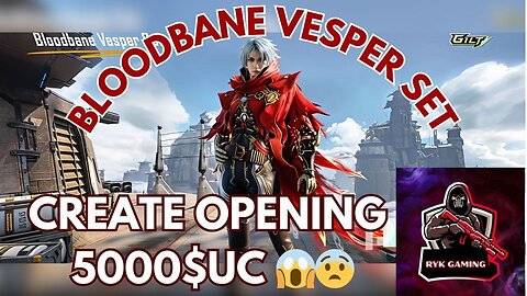 BLOODBANE VESPER SET😎CRATE OPENING 5000$UC😱 #pubgmobile #viral
