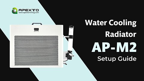 AP-M2 Water Cooling Radiator – Easy Setup Guide