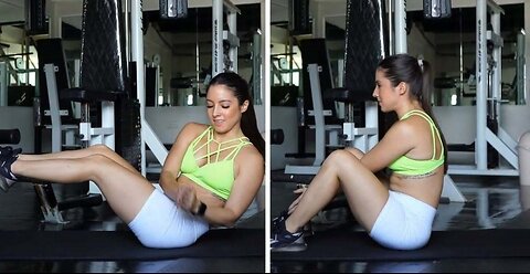 Abs Tabata Workout At Home For Women (Lost Belly Fat) | DEMICGYMWORLD - 00001