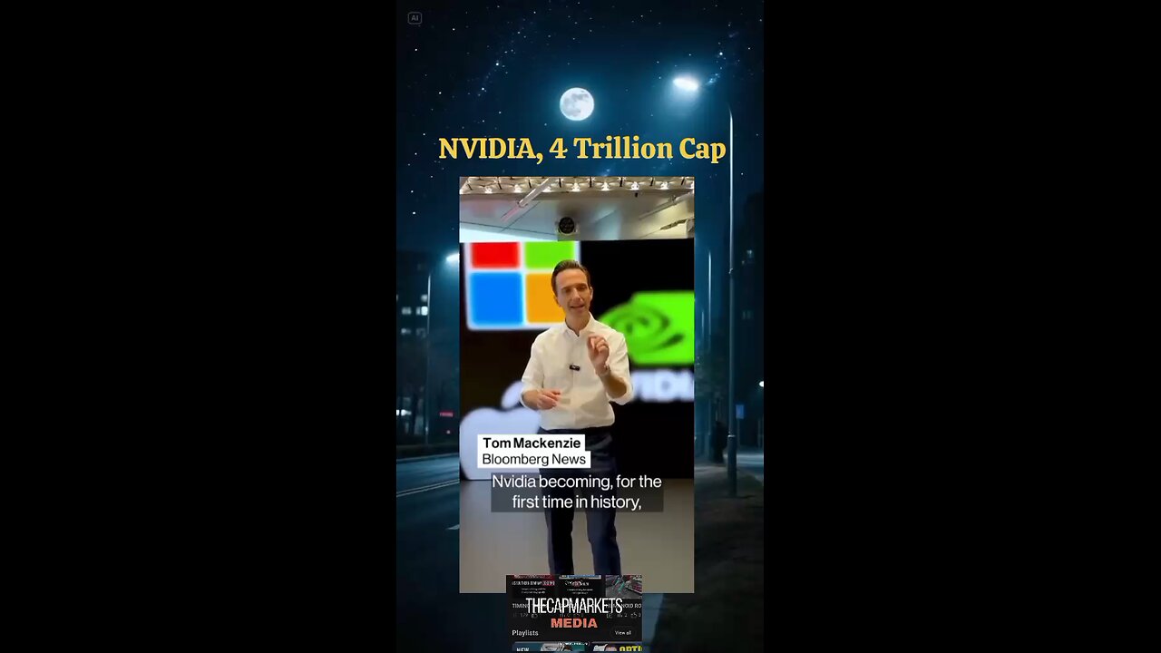 NVIDIA, 4 TRILLION MARKETCAP