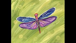 In the Studio: Tracing a Dragonfly