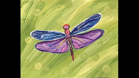 In the Studio: Tracing a Dragonfly