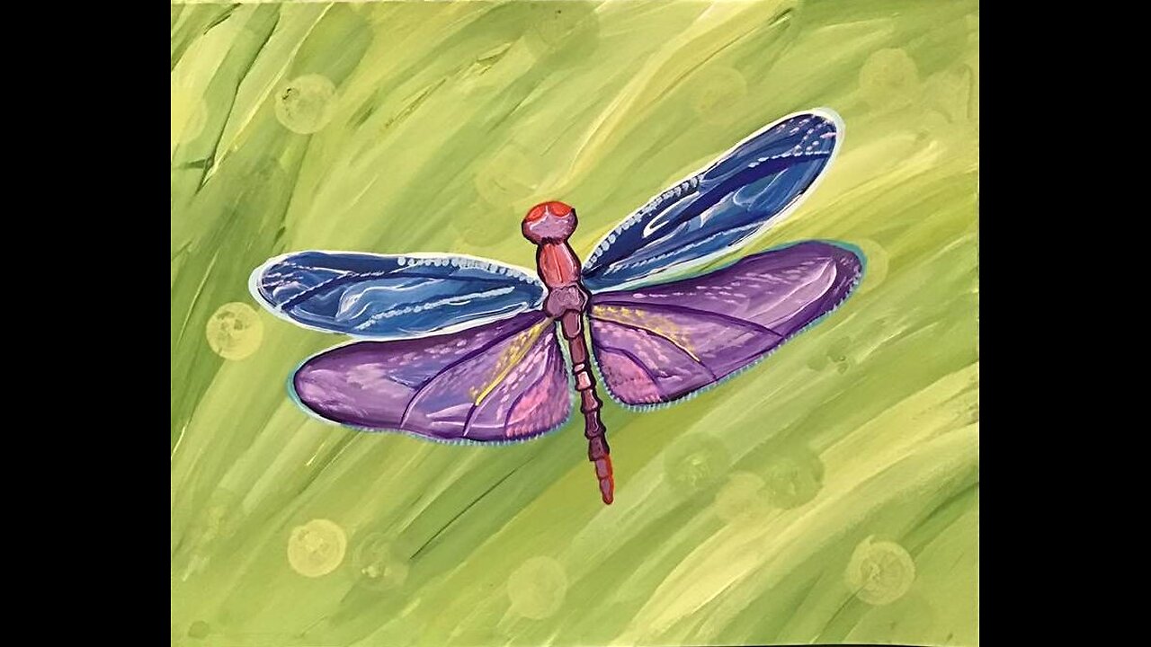 In the Studio: Tracing a Dragonfly