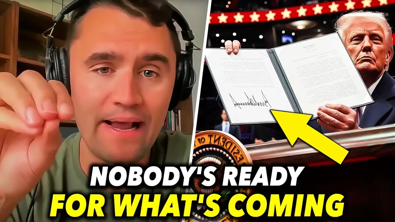 Charlie Kirk: "Proof, Something HUGE is Coming…"