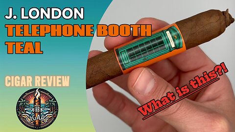 My Cigar of the Year! | J. London Telephone Booth Teal