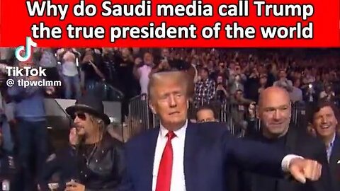 🚨#Breaking🚨 #Saudi #news gave #President #Trump a new title PRESIDENT OF THE #WORLD #IYKYK