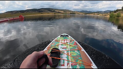 Testing out the Subnado Under Water Scooter with the Paddle Board Kit