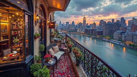 Late Night Jazz in New York 🌙 Smooth Bossa Nova & Chill Jazz for Relaxation and Study