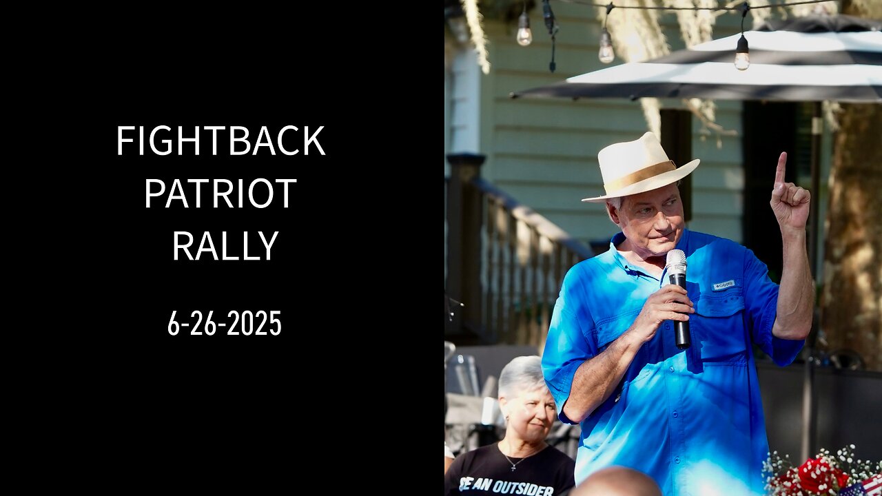FightBack Rally (Lin Wood), 6-26-25 | Cotton Hall