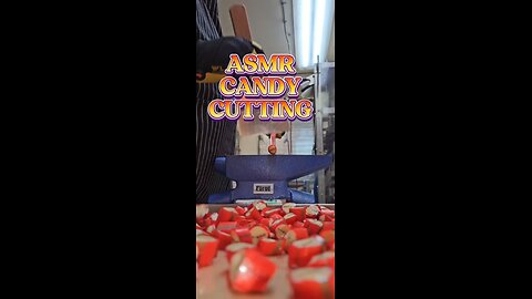 ASMR candy cutting. So satisfying.