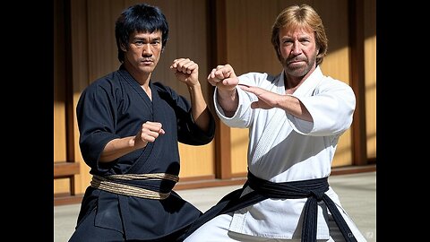 Bruce Lee vs Chuck Norris Romantic Justify My Love Edition #brucelee #meme #boobs #mpreg