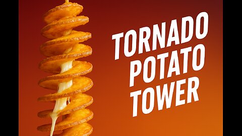 Cheese-Stuffed Tornado Potato Tower 🥔🧀🔥 | FlavorVille Spiral Chaos