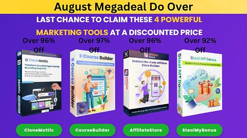 🔥 AUGUST DO-OVER MEGADEALS! 🔥
